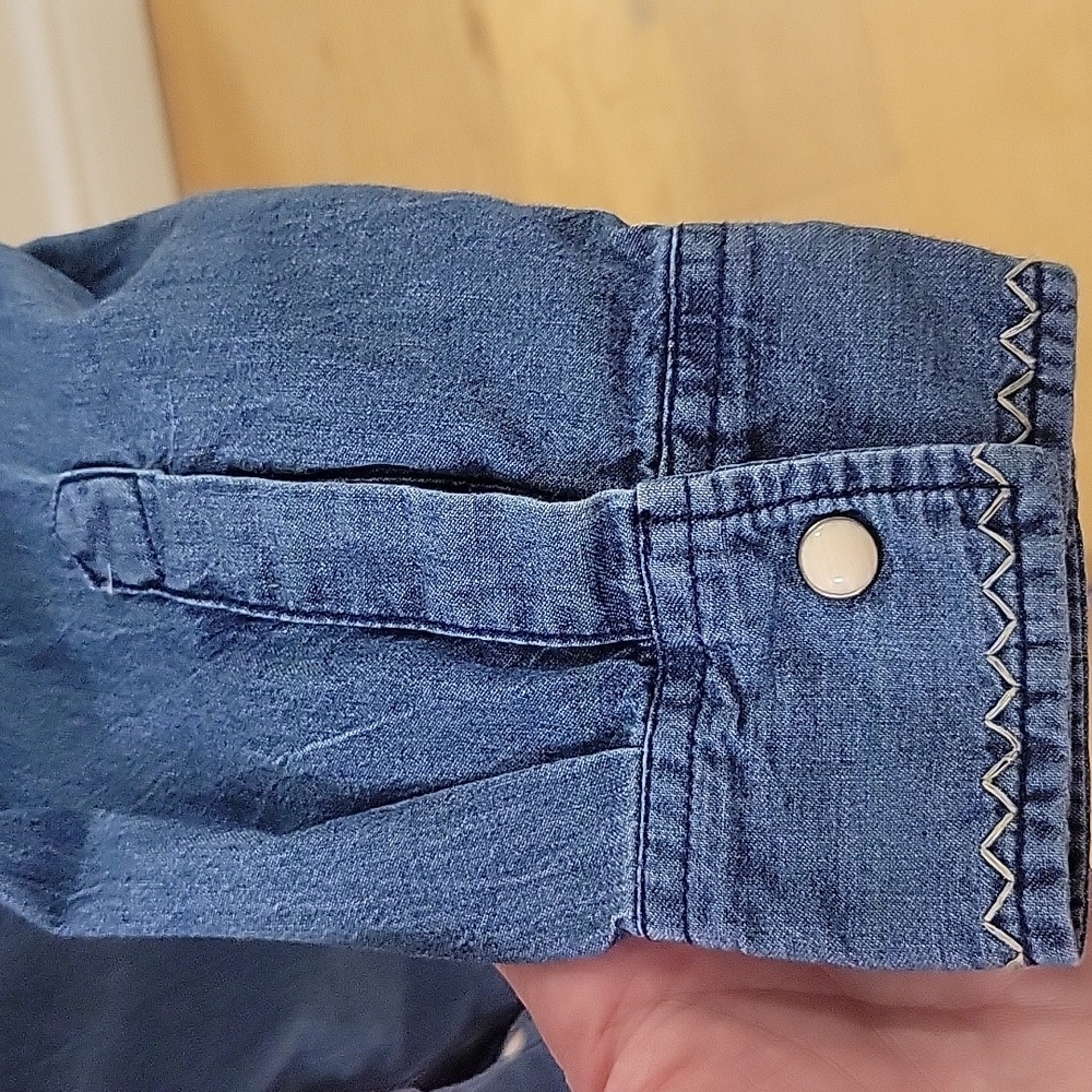 Northern Reflections Long Sleeve Denim Shirt Womens Large - Picture 8 of 12